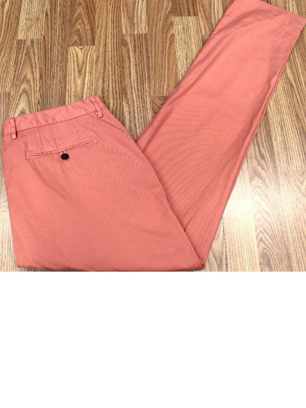 BONOBOS SLIM FIT PANTS COTTON/SPANDEX SALMON Sz 38W x 34L